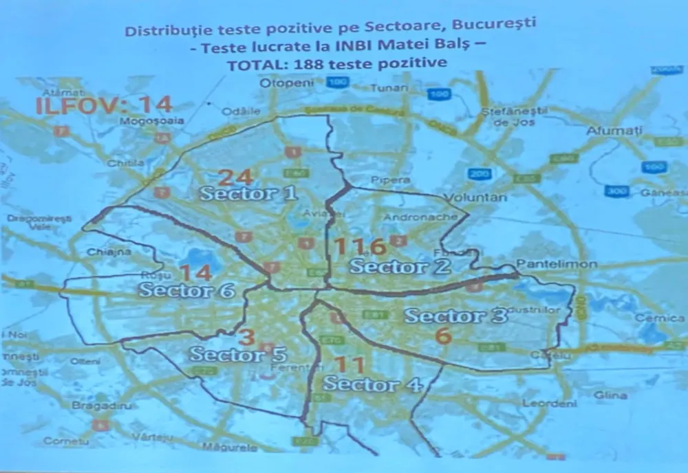Sectorul 5 are cele mai puține cazuri de coronavirus