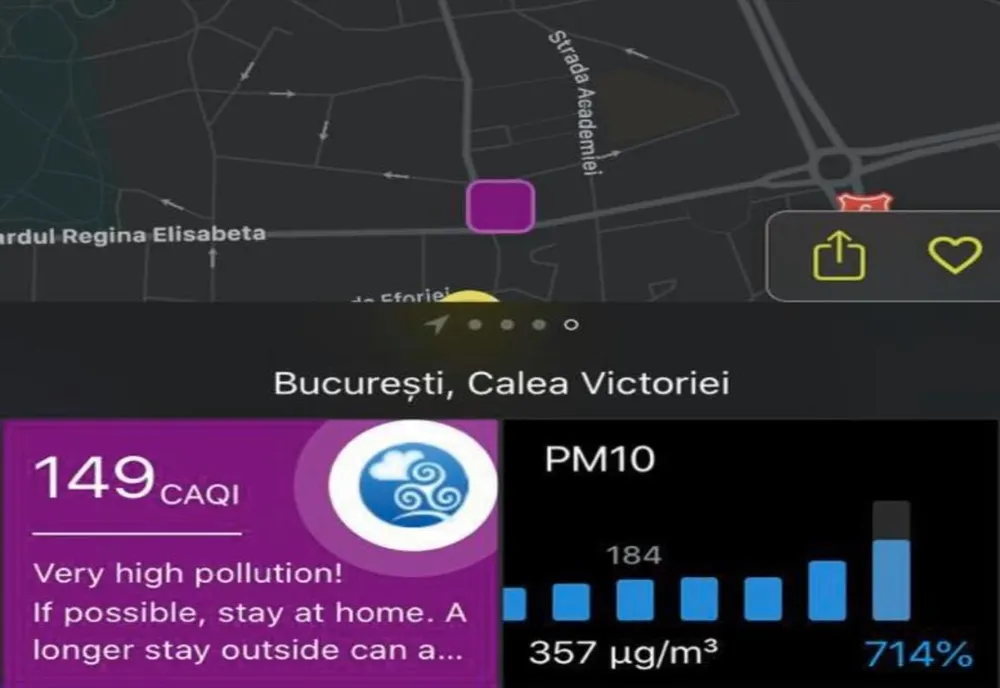 Gabriela Firea: "Poluare extremă în București! Trafic nu e, șantierele sunt închise ... deci, ce e? Cine ne omoară mai tare decât coronavirusul?"