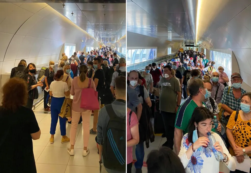 Mare aglomerație pe Aeroportul Otopeni, în plină pandemie de coronavirus