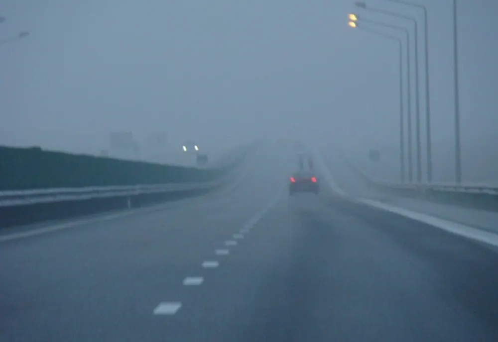 Atenție, șoferi! Ceață densă pe Autostrada A2 București - Constanța