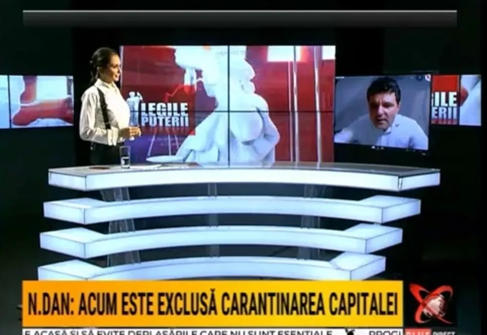 Nicușor Dan, la “Legile Puterii”: Sistemul e la limită în ceea ce privește Terapia Intensivă. Un om din 300 e infectat! 