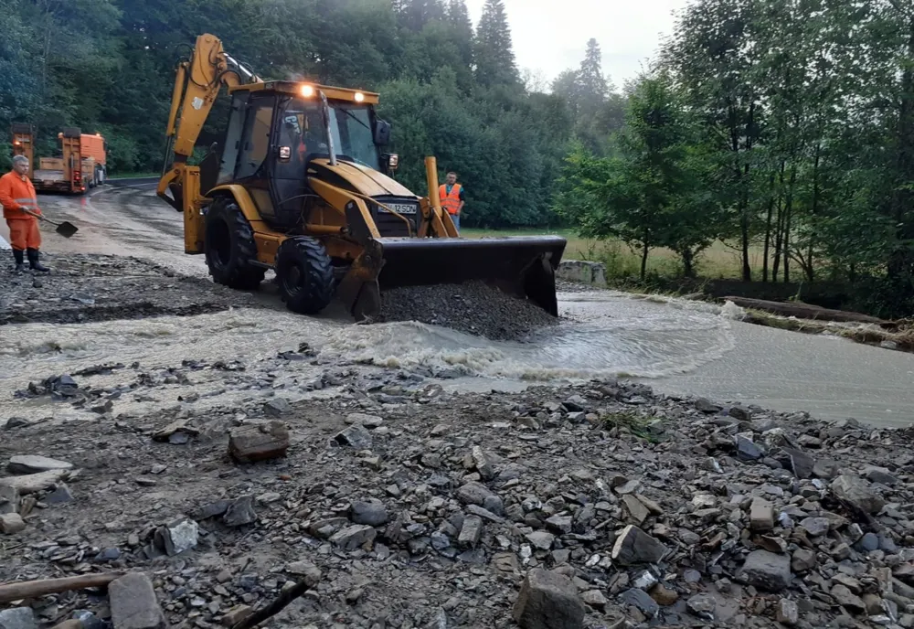 VIDEO Viitură pe DN1A