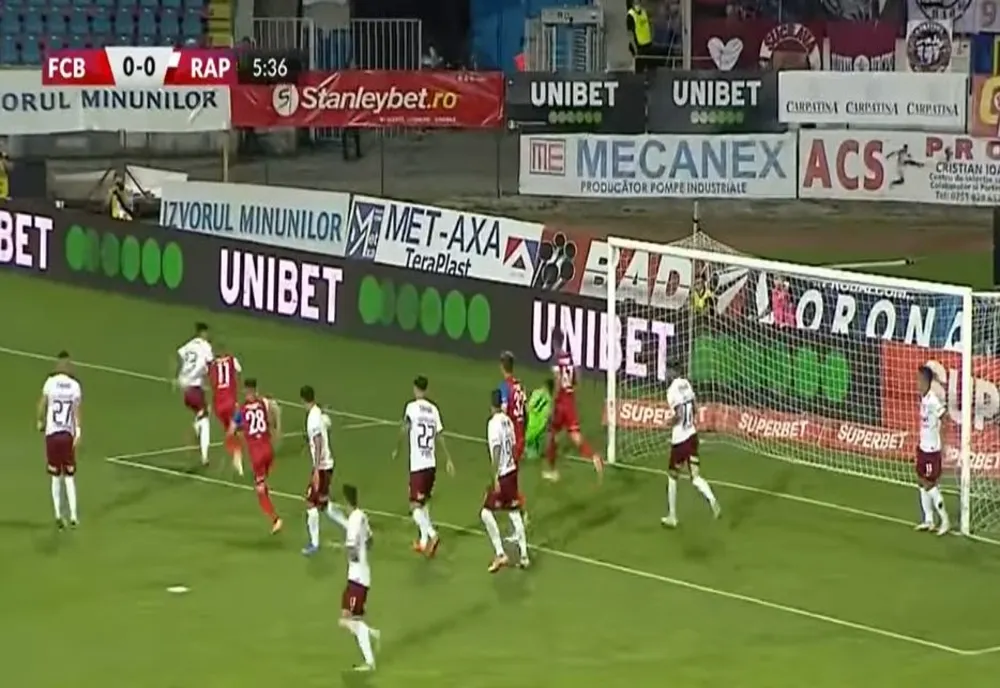VIDEO FC Botoșani - Rapid 0-2