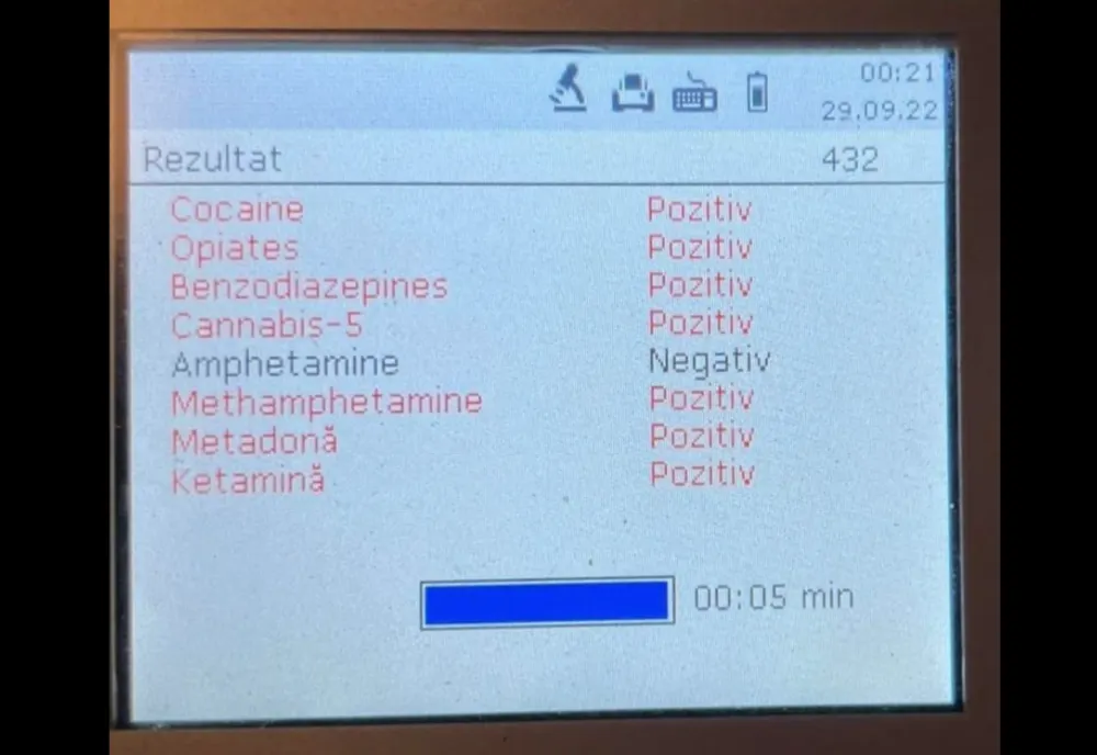 Un bărbat a fost prins în București, la volan, după ce consumase șapte feluri de droguri