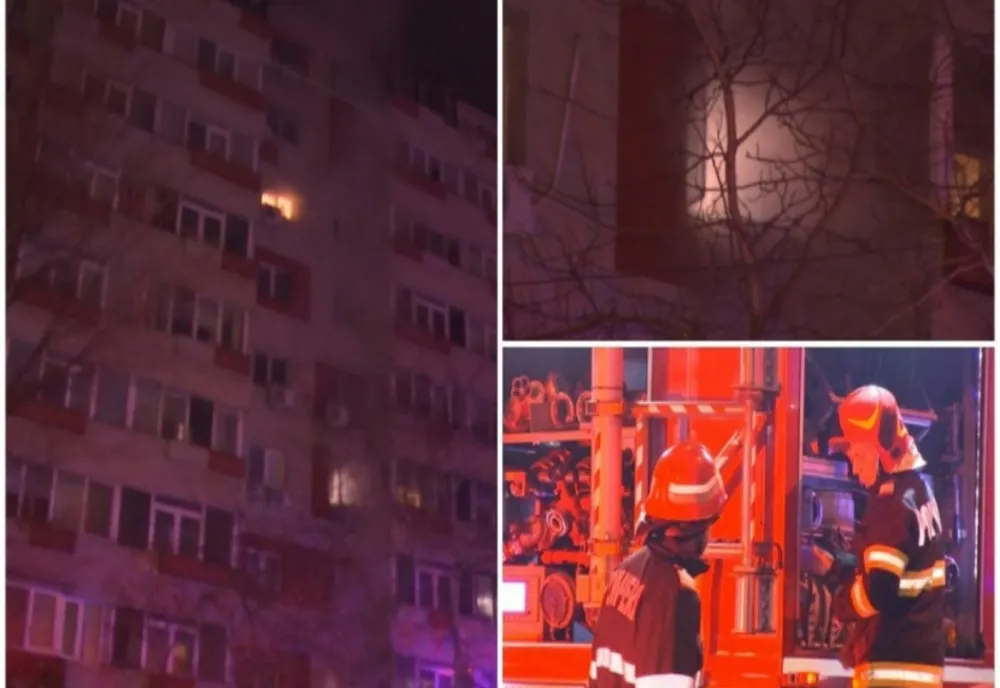 Incendiu în zona Victoriei din București. O femeie a murit pe loc