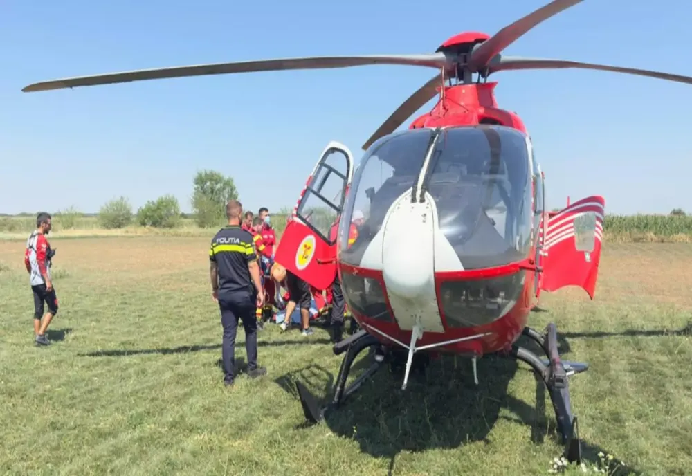 Bărbatul accidentat pe aerodromul Clinceni a decedat la spital