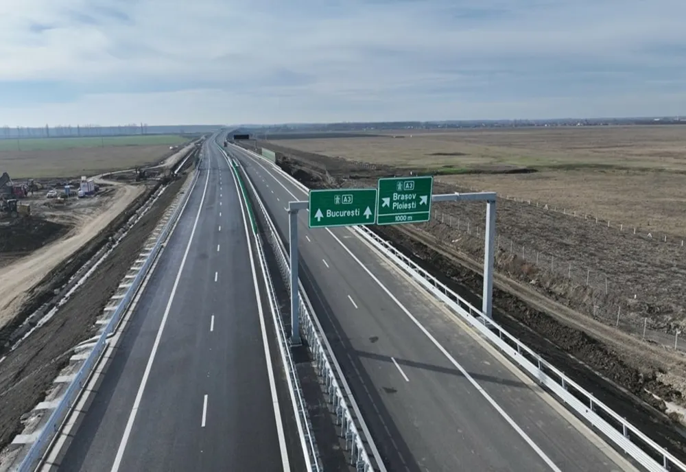 CIRCULAŢIA PE LOTUL 1 AL AUTOSTRĂZII A7 PLOIEŞTI-BUZĂU SE DESCHIDE ÎNCEPÂND CU ORA 16,00