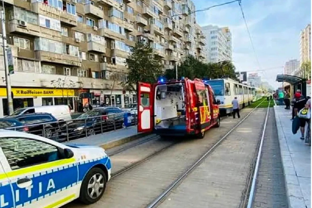 Femeie lovită de tramvai, în Capitală!