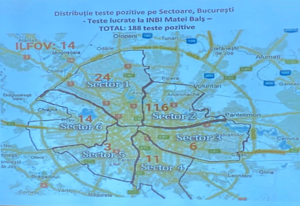 Sectorul 5 are cele mai puține cazuri de coronavirus