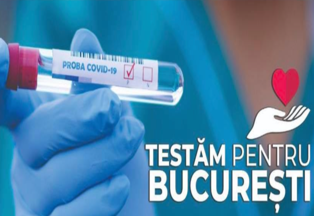 Primăria Capitalei lansează mâine platforma online unde se pot înscrie voluntar 11.000 de bucureșteni, pentru a fi testați gratuit 