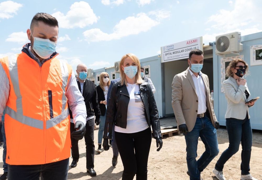 Nou spital modular Covid-19 la București, cu o capacitate de 500 locuri, ridicat în termen RECORD