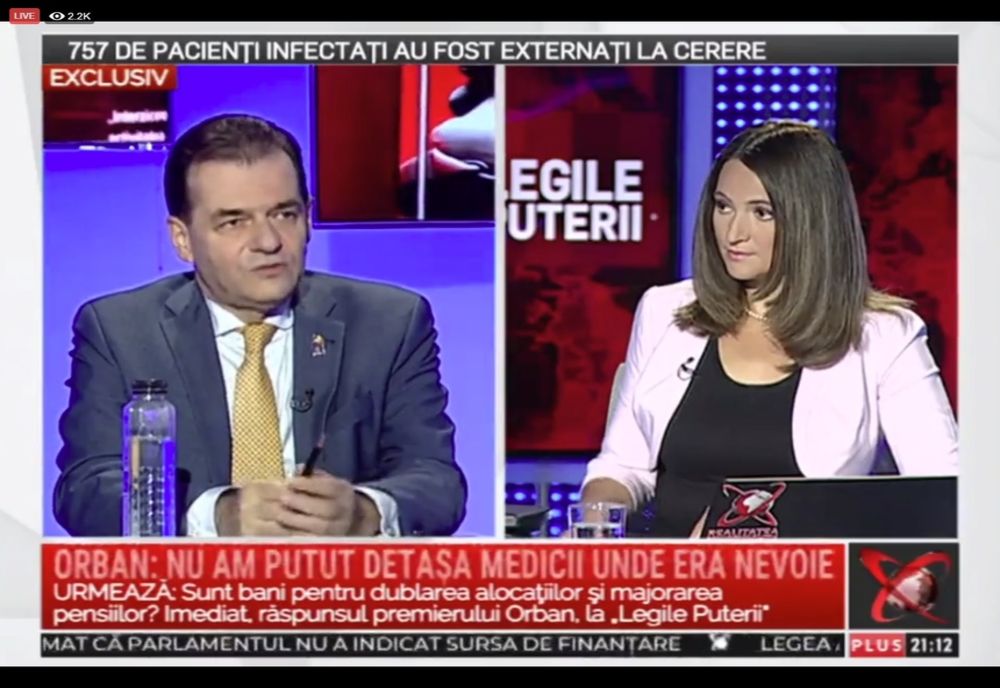 Orban: Intensitatea atacurilor din partea USR este la fel de mare ca atacurile din partea PSD. Pe ei îi intereseză să vândă un slogan