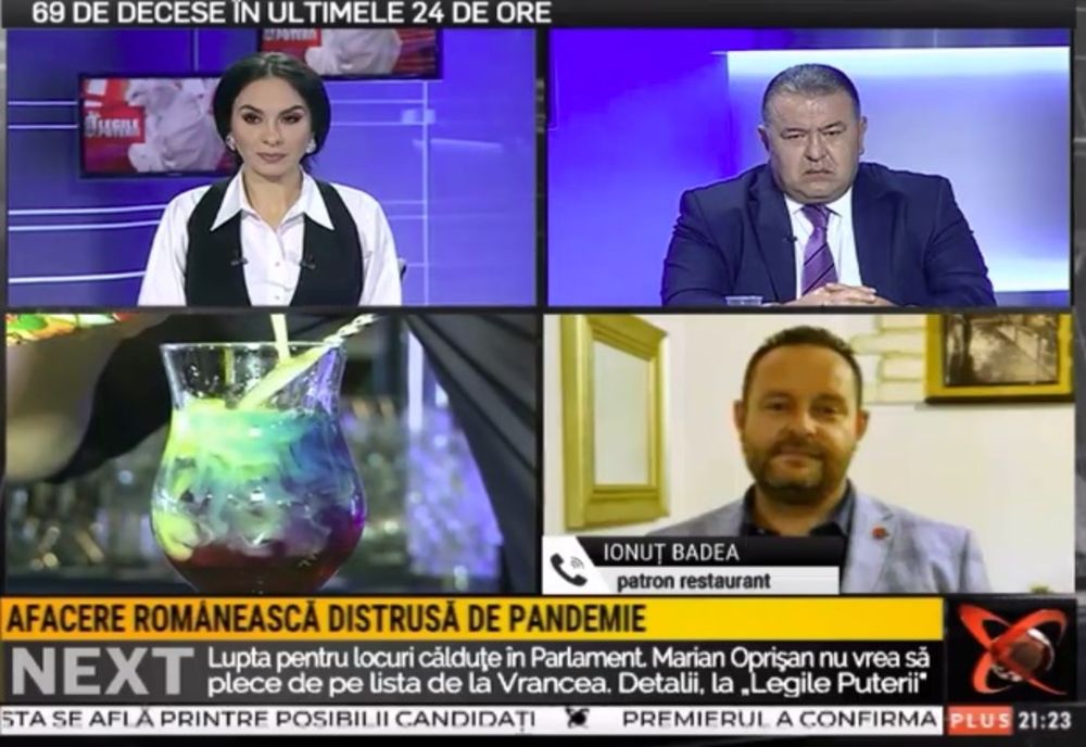 Președintele Camerei de Comerț a României, la “Legile Puterii”: HoReCa este cel mai benign sector care poate propaga acest nenorocit de virus!