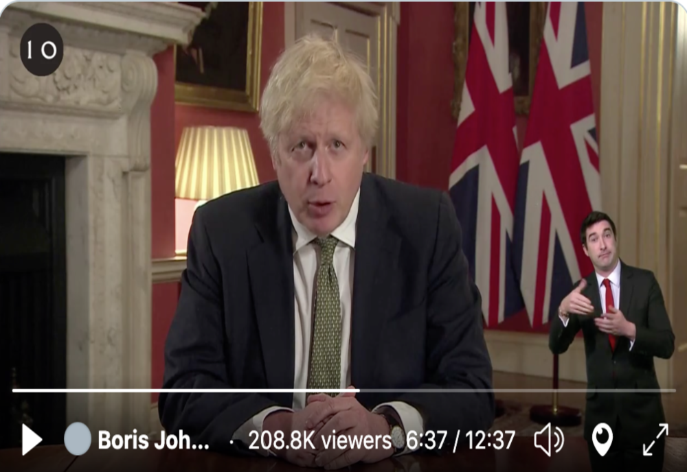 Marea Britanie intră în LOCKDOWN din cauza coronavirusului. Boris Johnson: „Stați acasă!” - VIDEO