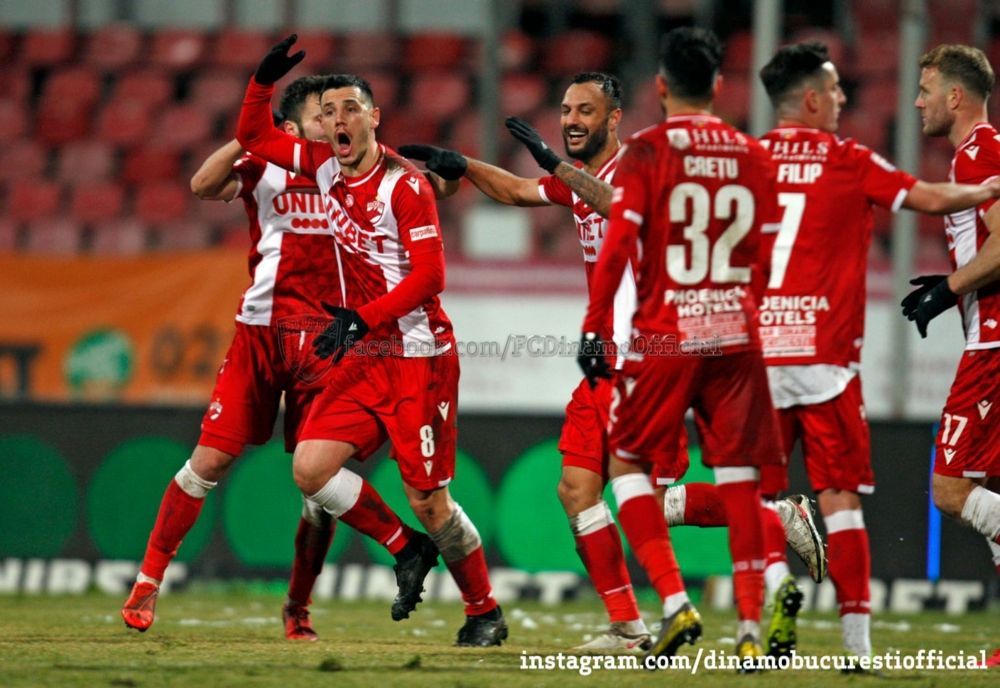 Dinamo a eliminat-o pe FCSB din Cupa României