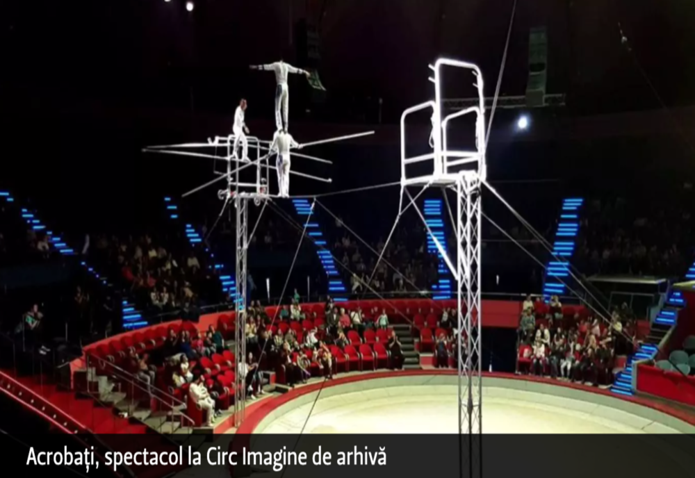 Un acrobat de la Circul Globus, în stare gravă după ce a căzut în cap de la o înălțime de 7 metri
