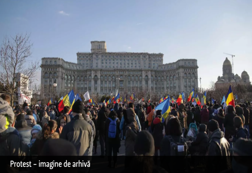 Protest URIAȘ în București față de restricții și portul măștii de protecție