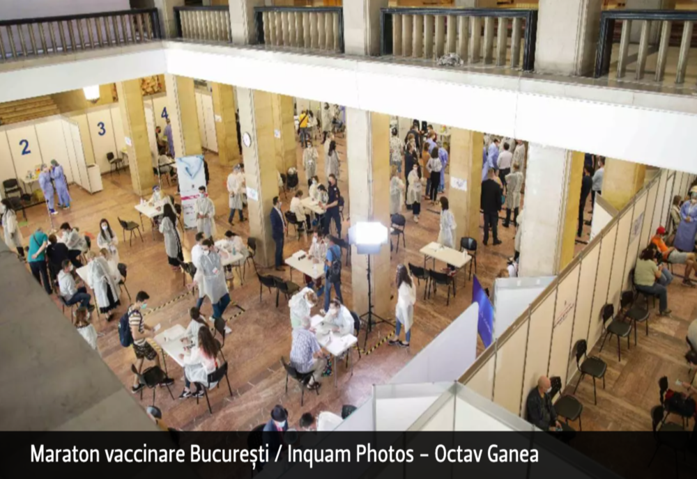 Bilanțul maratonului de vaccinare: 20.360 de persoane au fost vaccinate la București