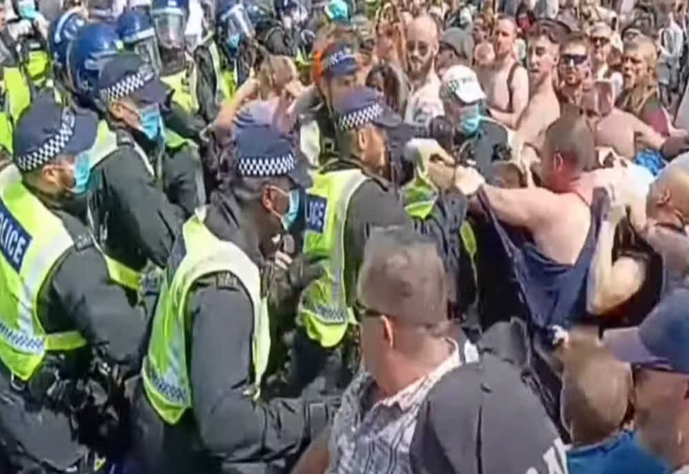 VIDEO Proteste în Marea Britanie față de vaccinare și restricțiile anti-COVID