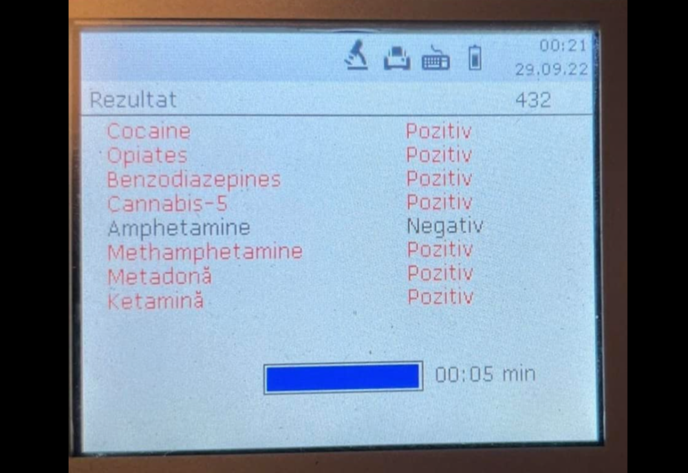 Un bărbat a fost prins în București, la volan, după ce consumase șapte feluri de droguri