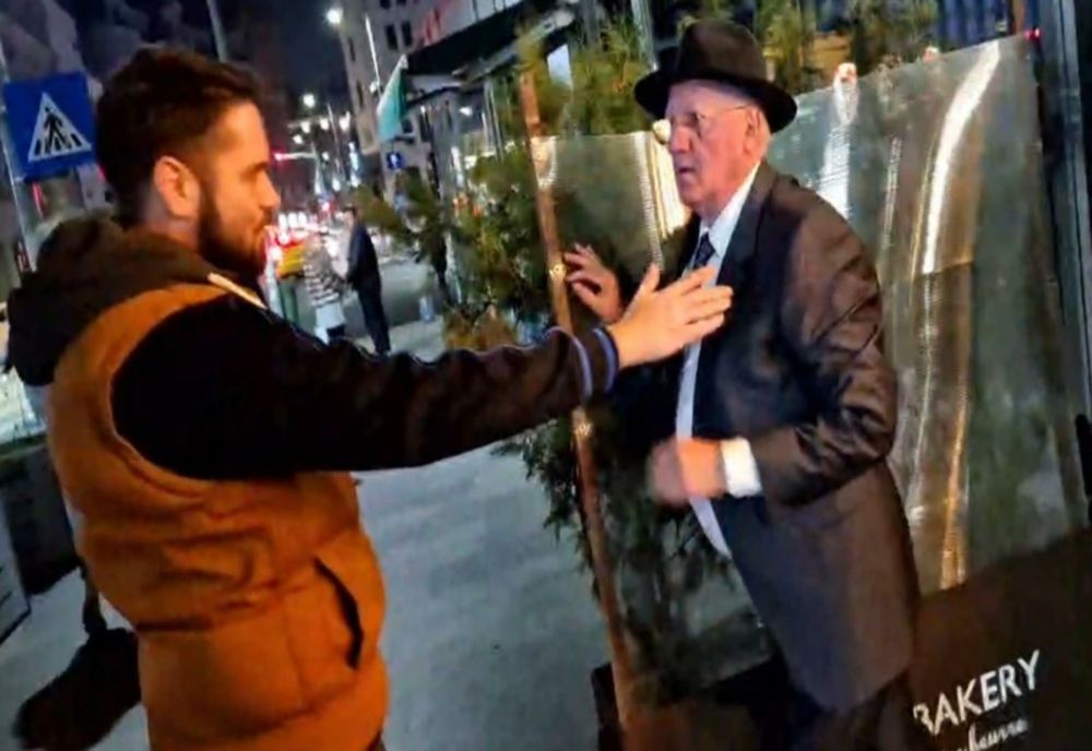 Scandal uriaș între Dumitru Dragomir și Marian „Ceaușescu”. Scene ireale în centrul Capitalei