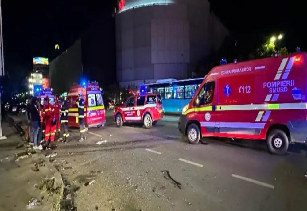 12 persoane au fost rănite în urma unui grav accident din Capitală