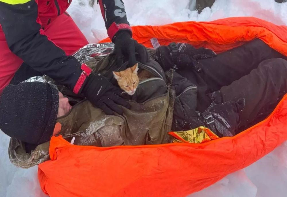 TÂNĂR UCRAINEAN SALVAT DINTR-O RÂPĂ ÎN MUNȚII MARAMUREȘULUI. ”PISICUȚA L-A ȚINUT ÎN VIAȚĂ”