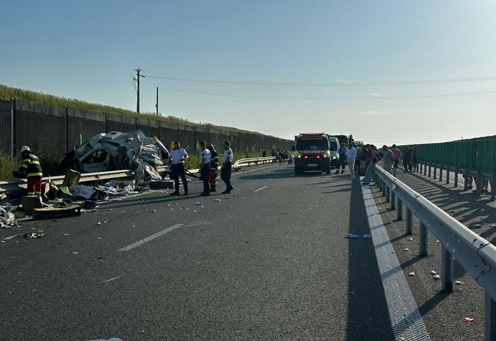 ACCIDENT GRAV PE DRUMUL EXPRES CRAIOVA - PITEȘTI. UN MORT ȘI UN RĂNIT GRAV, TRAFICUL DEVIAT 