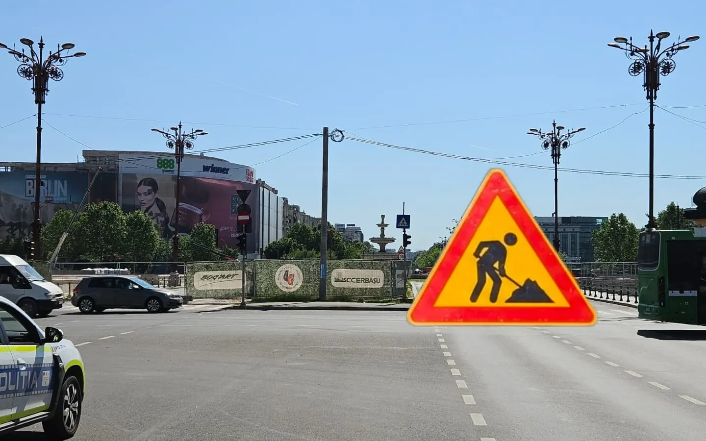 Când vor fi ridicate restricțiile de circulație din Piața Unirii