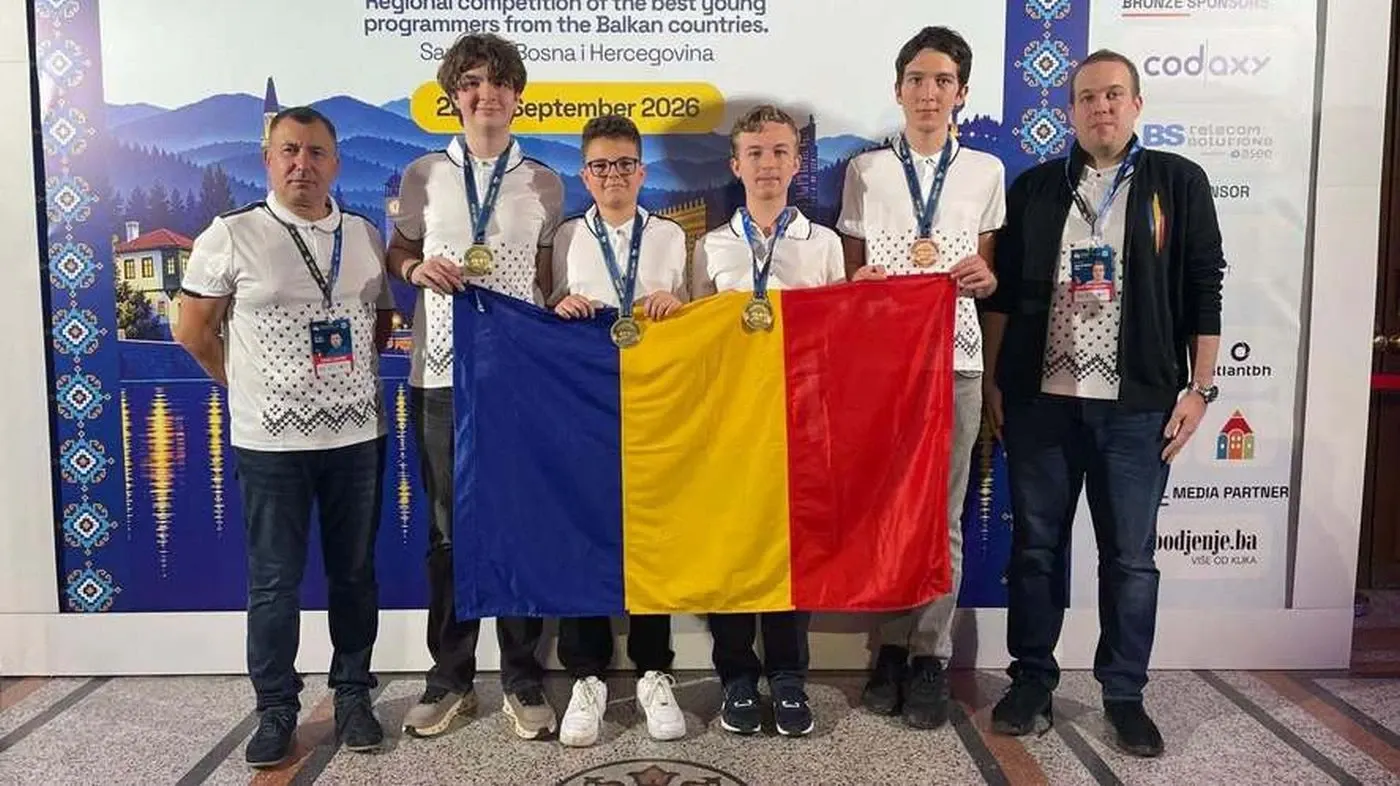 România, locul I la Olimpiada Balcanică de Informatică pentru Juniori 2026. Un elev din Iași a obținut cel mai mare punctaj