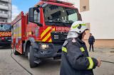 Incendiu la un imobil aflat în construcție în Tunari: flăcările au cuprins materialele de construcție