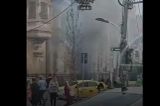 Panicǎ în centrul Capitalei după un incendiu la cablurile electrice, în Piața Romană. Traficul, dat peste cap 