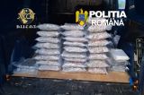 Captură impresionantă a Poliției Române. 4 kg de cocaină și 26 de kg de canabis, descoperite la un ucrainean