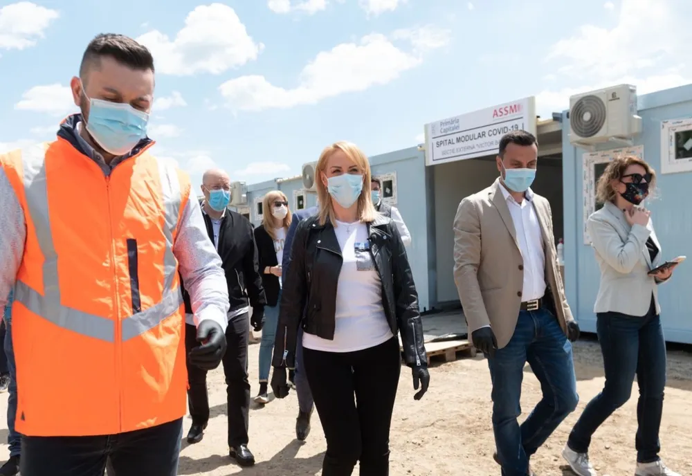 Nou spital modular Covid-19 la București, cu o capacitate de 500 locuri, ridicat în termen RECORD