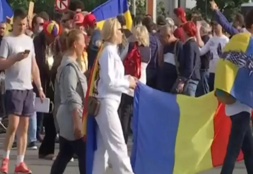 Un nou protest în Piața Victoriei