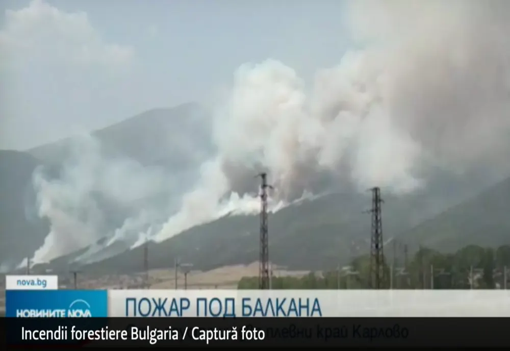 Bulgaria, MISTUITĂ de flăcări! Două persoane au murit