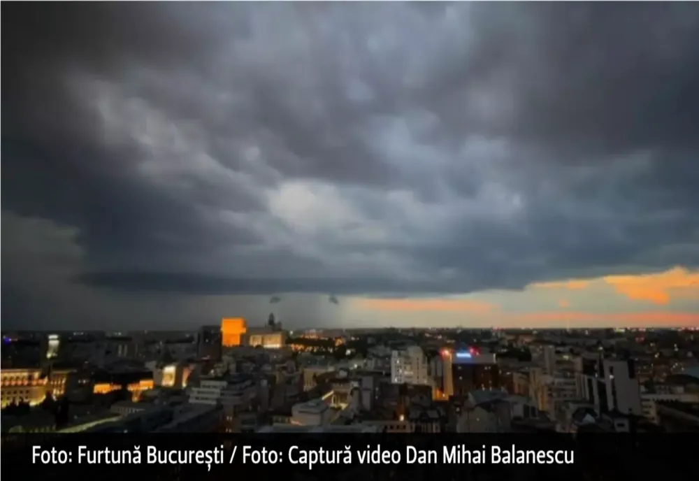 Vremea a făcut prăpăd în București: străzi și case inundate, copaci rupți, mașini distruse