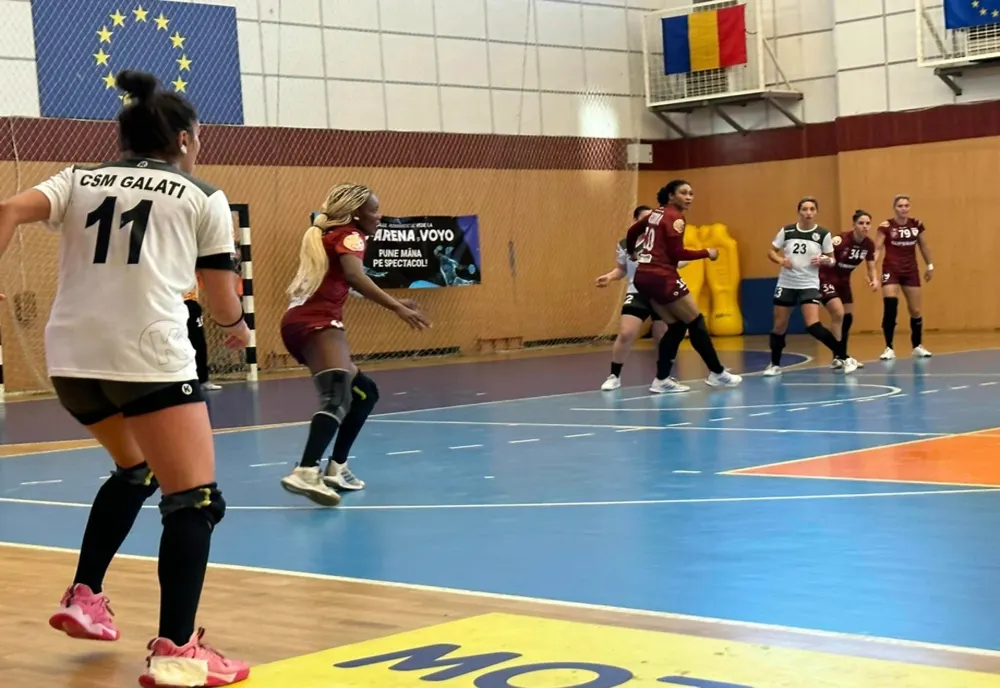 Handbalistele de la CSM Galați au fost învinse de Rapid București