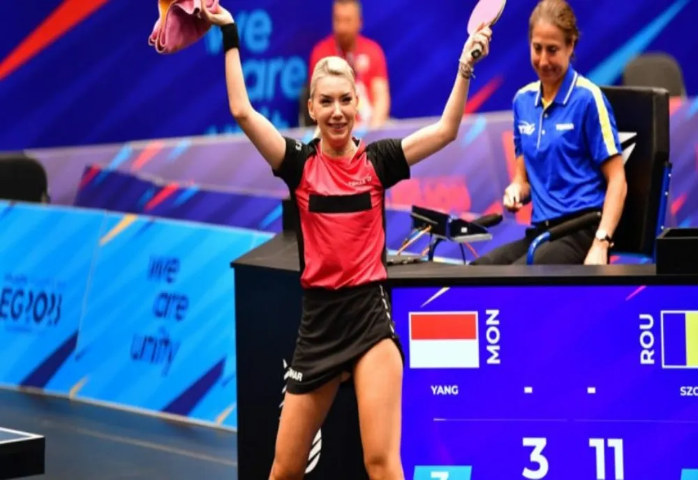 TENIS DE MASĂ: BERNADETTE SZOCS, ÎN OPTIMI LA MONDIALELE DE LA DOHA