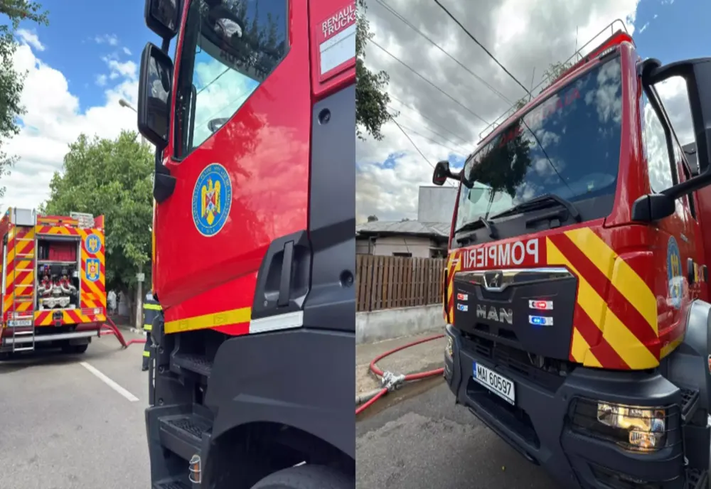 INCENDIU DE PROPORȚII ÎN BUCUREȘTI. ȘASE PERSOANE AU AVUT NEVOIE DE ÎNGRIJIRI MEDICALE