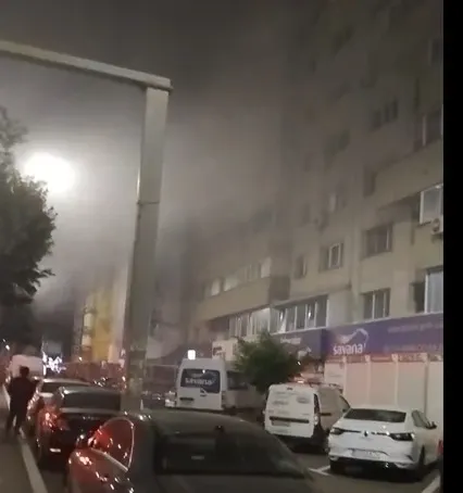 Incendiu Pantelimon / Captură video