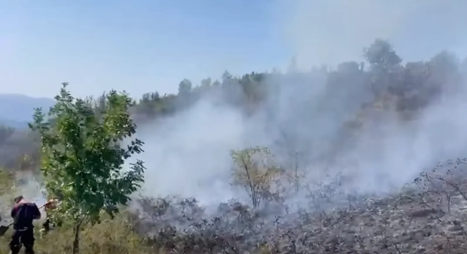 Incendii de vegetatie in Caras Severin
