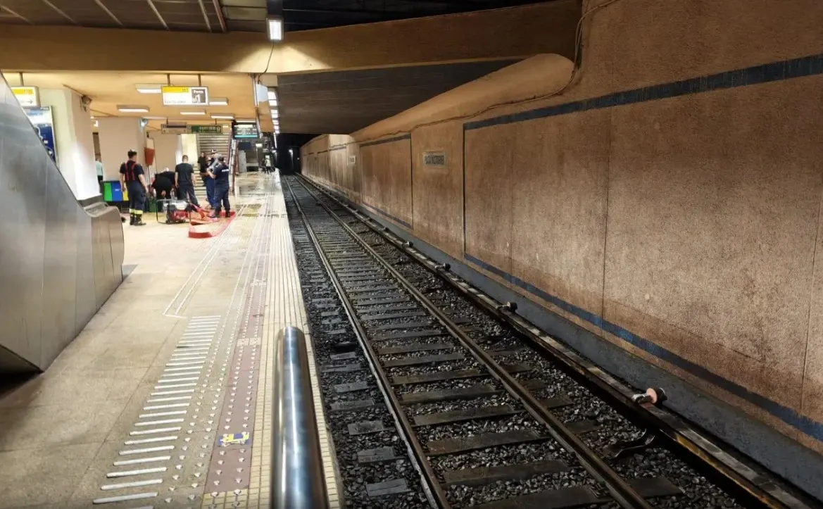 Metrou Victoriei / Foto: Facebook ISU București-Ilfov