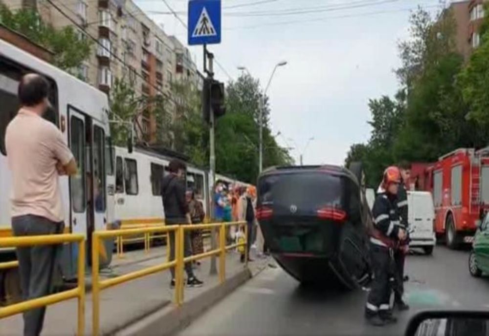 Accident rutier pe șoseaua Virtuții în sectorul 6