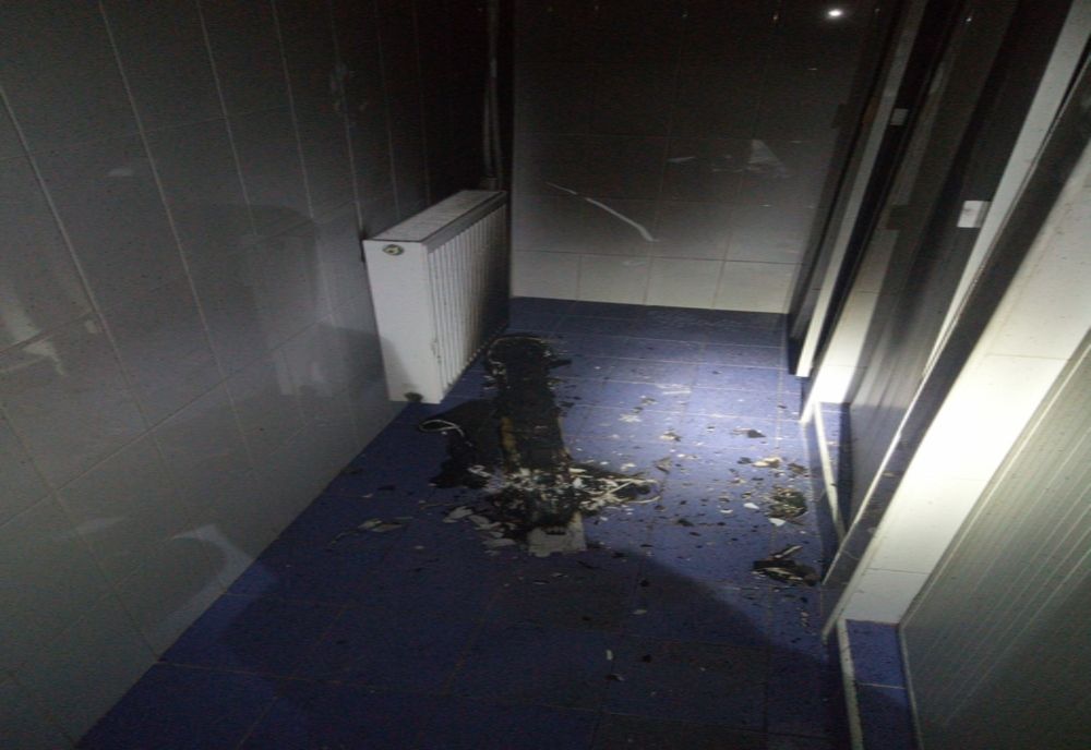 FOTO | Incendiu la Spitalul CFR din Cluj! Trei pacienți au fost evacuați