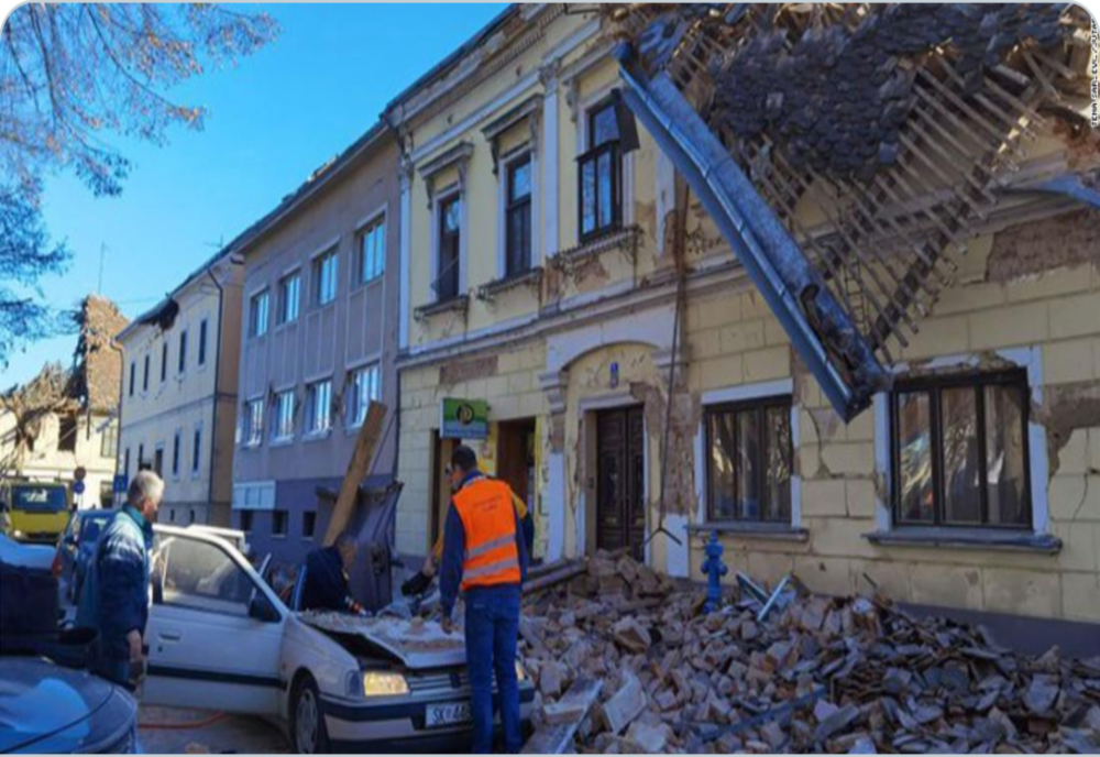 Cutremur puternic în Croația. Cel puțin șapte morți, printre care și un copil