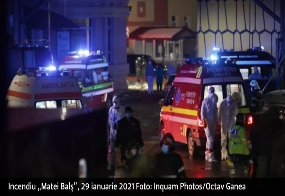 Încă un pacient transferat după incendiul de la Matei Balș a murit. Bilanțul deceselor a ajuns la 12
