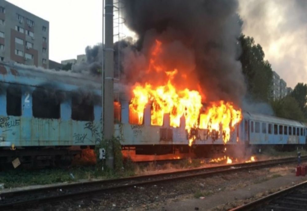 Incendiu în București, lângă stadionul Rapid