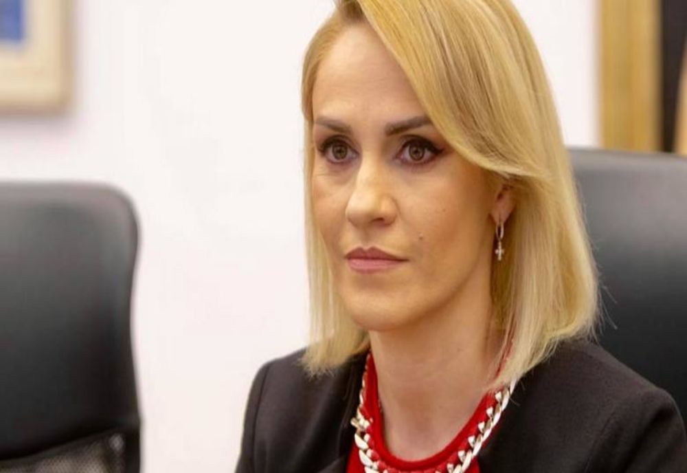 Gabriela Firea a anunțat că este infectată cu Covid-19