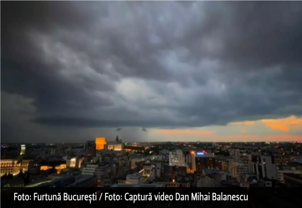 Vremea a făcut prăpăd în București: străzi și case inundate, copaci rupți, mașini distruse